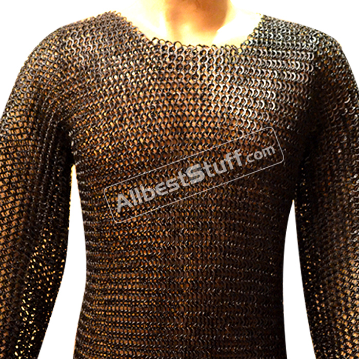 Strong Round Rivet with Flat Washer Chain Mail Shirt Chest 38, Ring ...