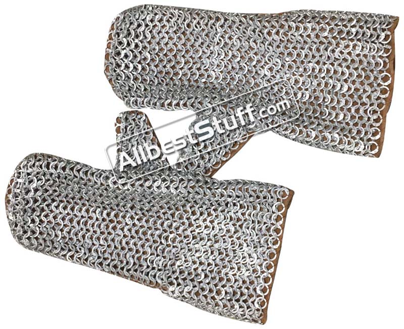 Chainmail Gloves for Medieval Armour ALUMINIUM CHAINMAIL RING 